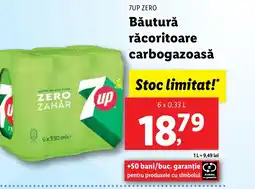 Lidl 7UP ZERO Băutură răcoritoare carbogazoasă Ofertă