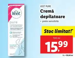 Lidl VEET PURE Cremă depilatoare Ofertă