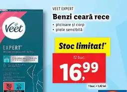 Lidl VEET EXPERT Benzi ceară rece Ofertă
