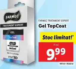 Lidl FARMEC TRATAMENT EXPERT Gel TopCoat Ofertă
