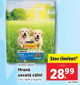 Lidl FRISKIES JUNIOR Hrană uscată câini Ofertă
