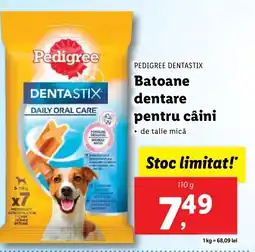 Lidl PEDIGREE DENTASTIX Batoane dentare pentru câini Ofertă