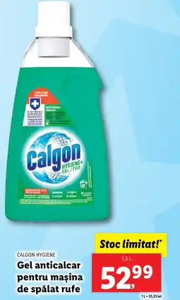 Lidl CALGON HYGIENE Gel anticalcar pentru mașina de spălat rufe Ofertă