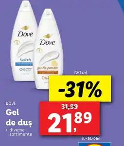 Lidl DOVE Gel de duş Ofertă