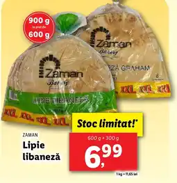 Lidl ZAMAN Lipie libaneză Ofertă