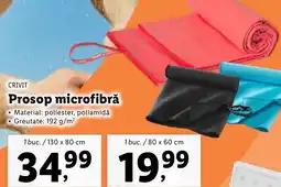 Lidl CRIVIT Prosop microfibră Ofertă