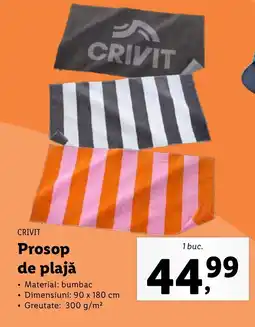 Lidl CRIVIT Prosop de plajă Ofertă