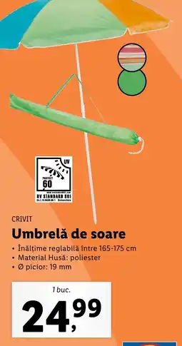 Lidl CRIVIT Umbrelǎ de soare Ofertă