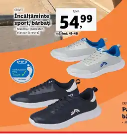 Lidl CRIVIT Încălțăminte sport, bărbați Ofertă