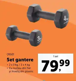Lidl Set gantere Ofertă