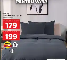 Lidl LIVARNO home Lenjerie de pat, cu in Ofertă