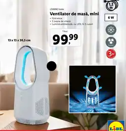 Lidl LIVARNO home Ventilator de masă, mini Ofertă