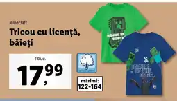 Lidl Minecraft Tricou cu licență, băieţi Ofertă