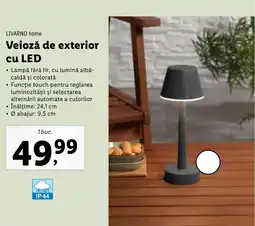 Lidl LIVARNO home Veioză de exterior cu LED Ofertă