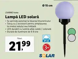 Lidl LIVARNO home Lampă LED solară Ofertă