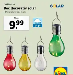 Lidl Bec decorativ solar Ofertă