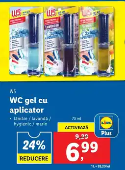 Lidl W5 WC gel cu aplicator Ofertă