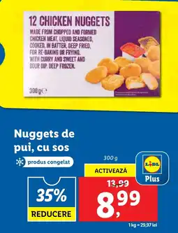Lidl Nuggets de pui, cu sos Ofertă