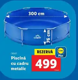 Lidl CRIVIT Piscinǎ cu cadru metalic Ofertă