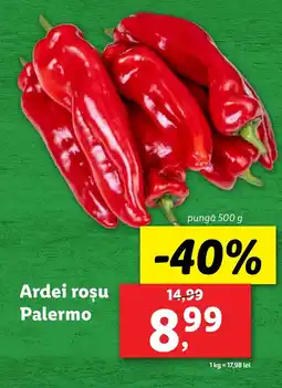 Lidl Ardei roşu Palermo Ofertă