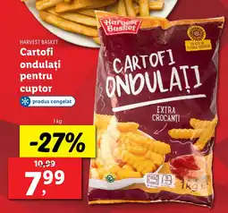 Lidl HARVEST BASKET Cartofi ondulaţi pentru cuptor Ofertă