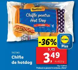 Lidl TASTINO Chifle de hotdog Ofertă