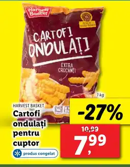 Lidl HARVEST BASKET Cartofi ondulaţi pentru cuptor Ofertă