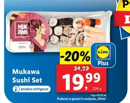 Lidl Mukawa Sushi Set Ofertă