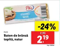 Lidl PILOS Baton de brânză topită, natur Ofertă