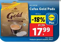 Lidl BELLAROM Cafea Gold Pads Ofertă