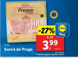 Lidl PIKOK Șuncă de Praga Ofertă