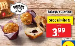 Lidl Brioșă cu afine Ofertă