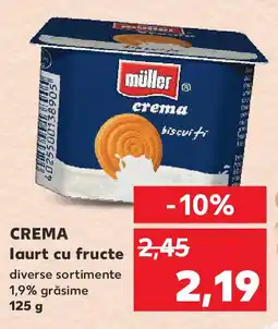 Kaufland Crema laurt cu fructe Ofertă