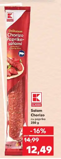 Kaufland Salam Chorizo Ofertă