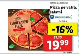Lidl Pizza pe vatră, salami Ofertă