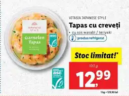 Lidl Tapas cu creveți Ofertă