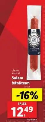 Lidl Salam Bănățean Ofertă
