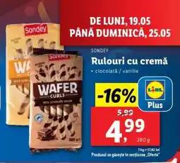 Lidl Rulouri cu cremă Ofertă