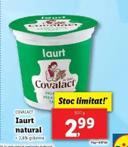 Lidl Iaurt natural Covalact Ofertă