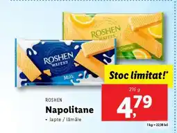 Lidl Napolitane Roshen Ofertă