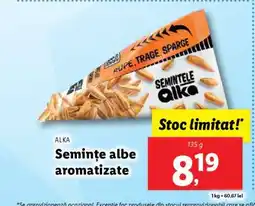 Lidl Semințe albe aromatizate Ofertă