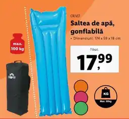 Lidl Saltea de apă, gonflabilă Ofertă