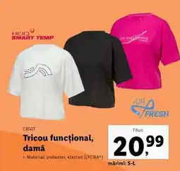 Lidl Tricou funcțional, damă Ofertă