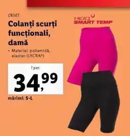 Lidl Colanți scurți funcționali, damă Ofertă
