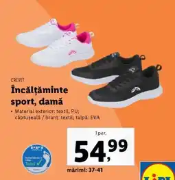 Lidl Încălțăminte sport, damă Ofertă