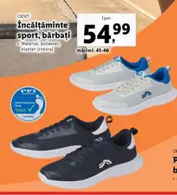 Lidl Încălțăminte sport, bărbați Ofertă
