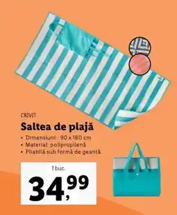 Lidl Saltea de plajă Ofertă