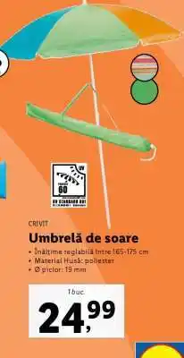 Lidl Umbrelă de soare Ofertă