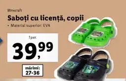 Lidl Saboti cu licență, copii Ofertă