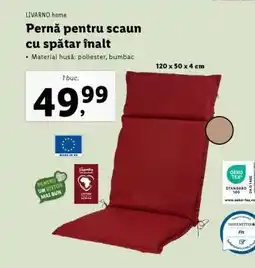 Lidl Pernă pentru scaun cu spătar înalt Ofertă